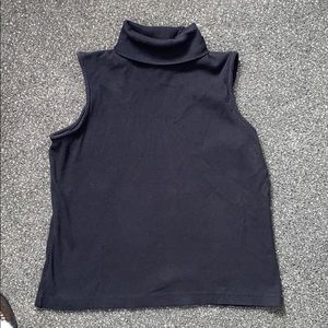 Black soft turtle neck